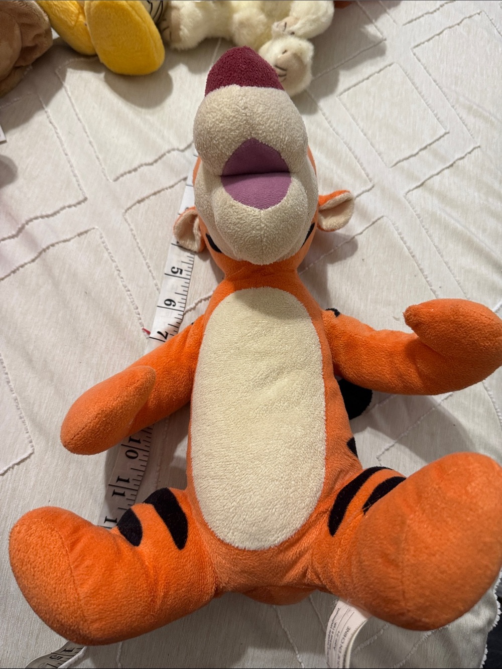 Disney Orange & Cream Tigger Plush Stuffed Toy